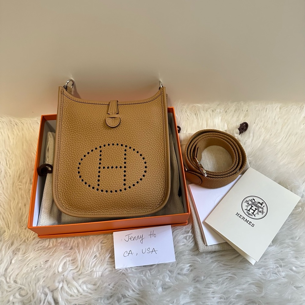 *SOLD* Brand new Hermes mini evelyne